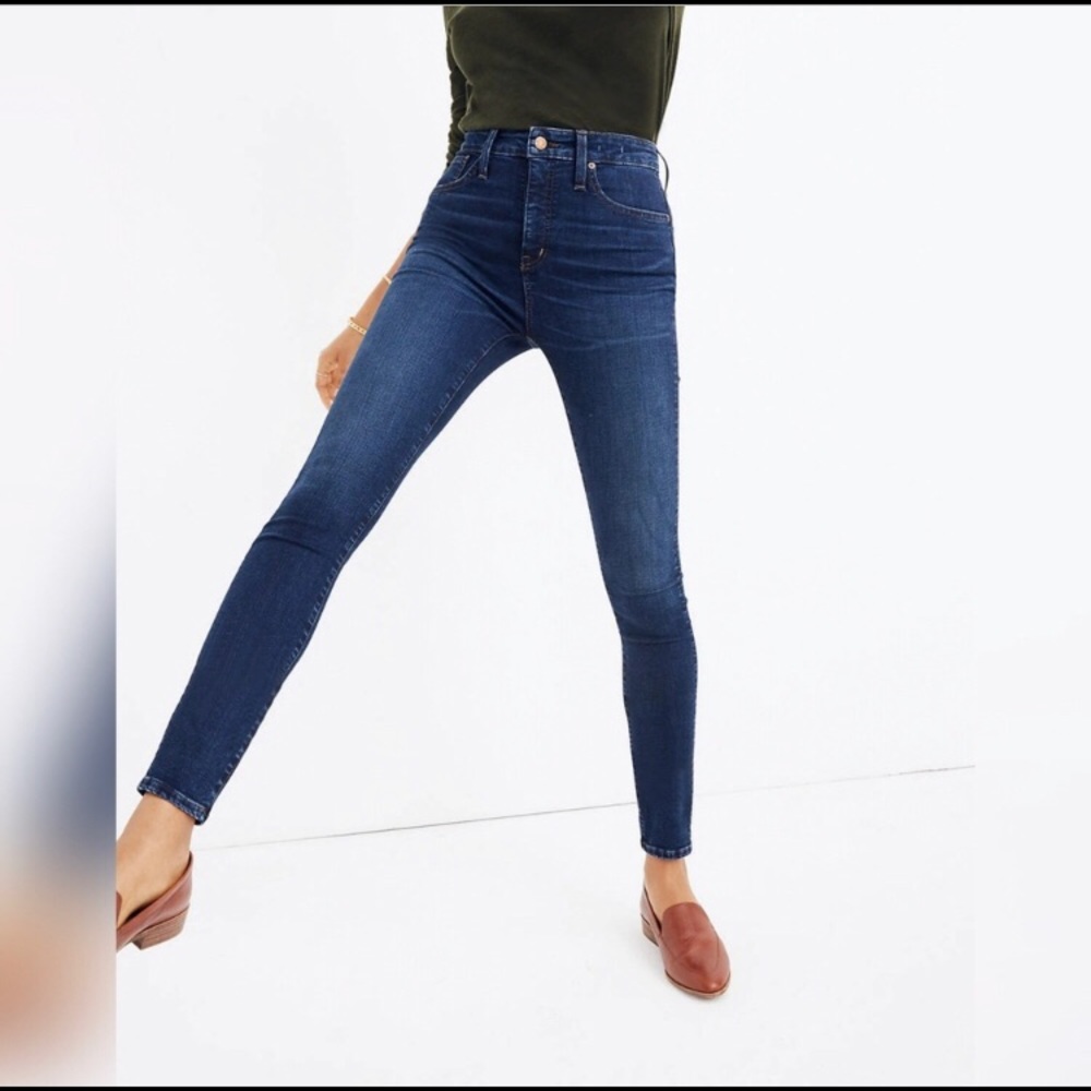 Madewell Curvy High Rise Skinny Jeans Thermolite